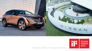 Ariya and Nissan Pavilion win iF Design Award
