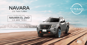 Nissan Việt Nam chính thức ra mắt phiên bản Nissan Navara EL 2WD  động cơ 2.3 Twin Turbo