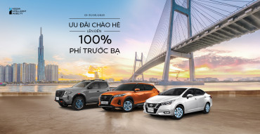 Nissan Việt Nam ưu đãi 100% lệ phí trước bạ cho toàn bộ dòng xe Nissan