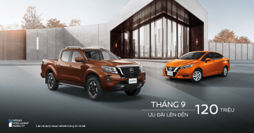 Nissan Việt Nam ưu đãi lớn cho toàn bộ khách hàng mua xe trong tháng 9