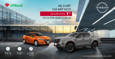 “Xe chất - Giá bất ngờ” - Nissan ưu đãi 50% trước bạ và trả góp lãi suất chỉ từ 1%