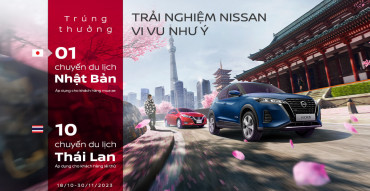 Chương trình quay số trúng thưởng "TRẢI NGHIỆM NISSAN – VI VU NHƯ Ý"