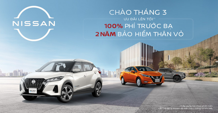 Nissan Việt Nam ưu đãi đặc biệt cho khách hàng mua xe trong tháng 3