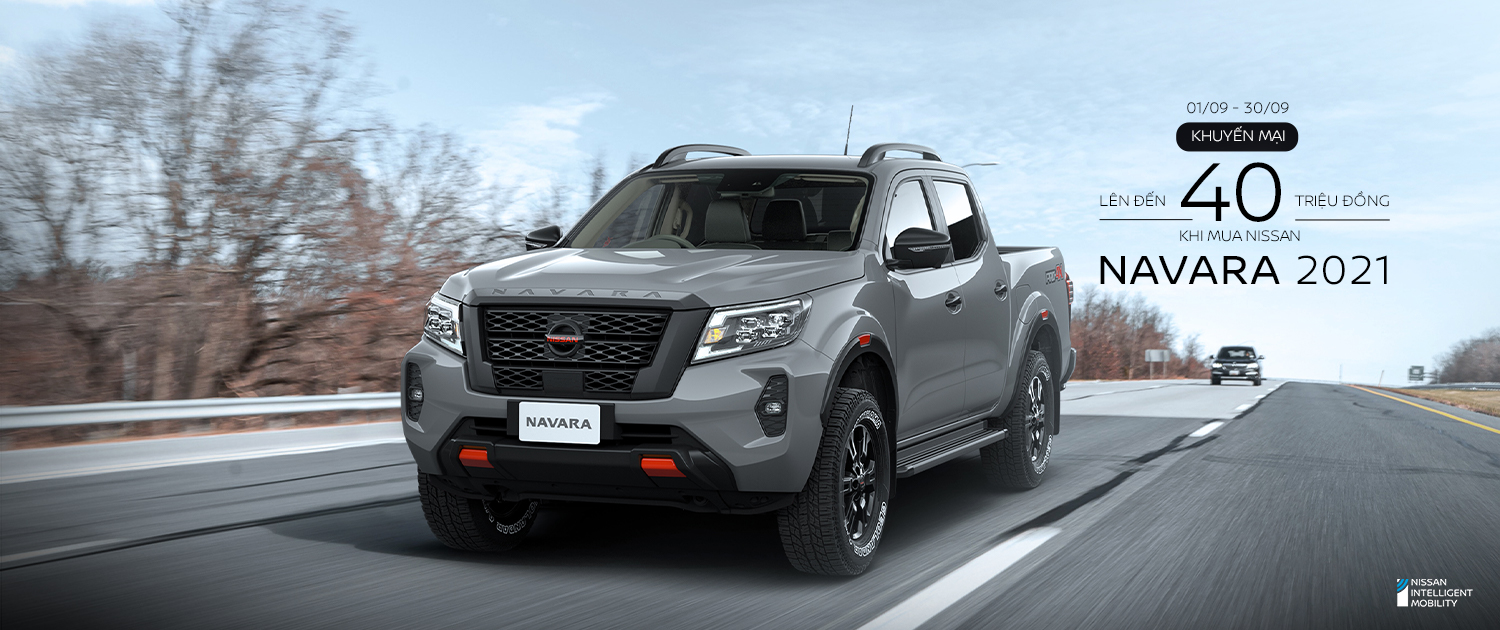 Nissan Việt Nam áp dụng chính sách ưu đãi đặc biêt cho Nissan Navara 2021 trong tháng 9